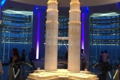 Petronas Towers replica in gallery