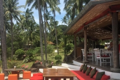 looking towards the resort