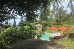 resort grounds and pool