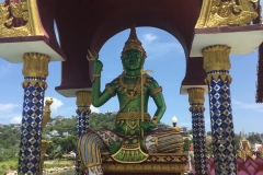 intricate designed statue